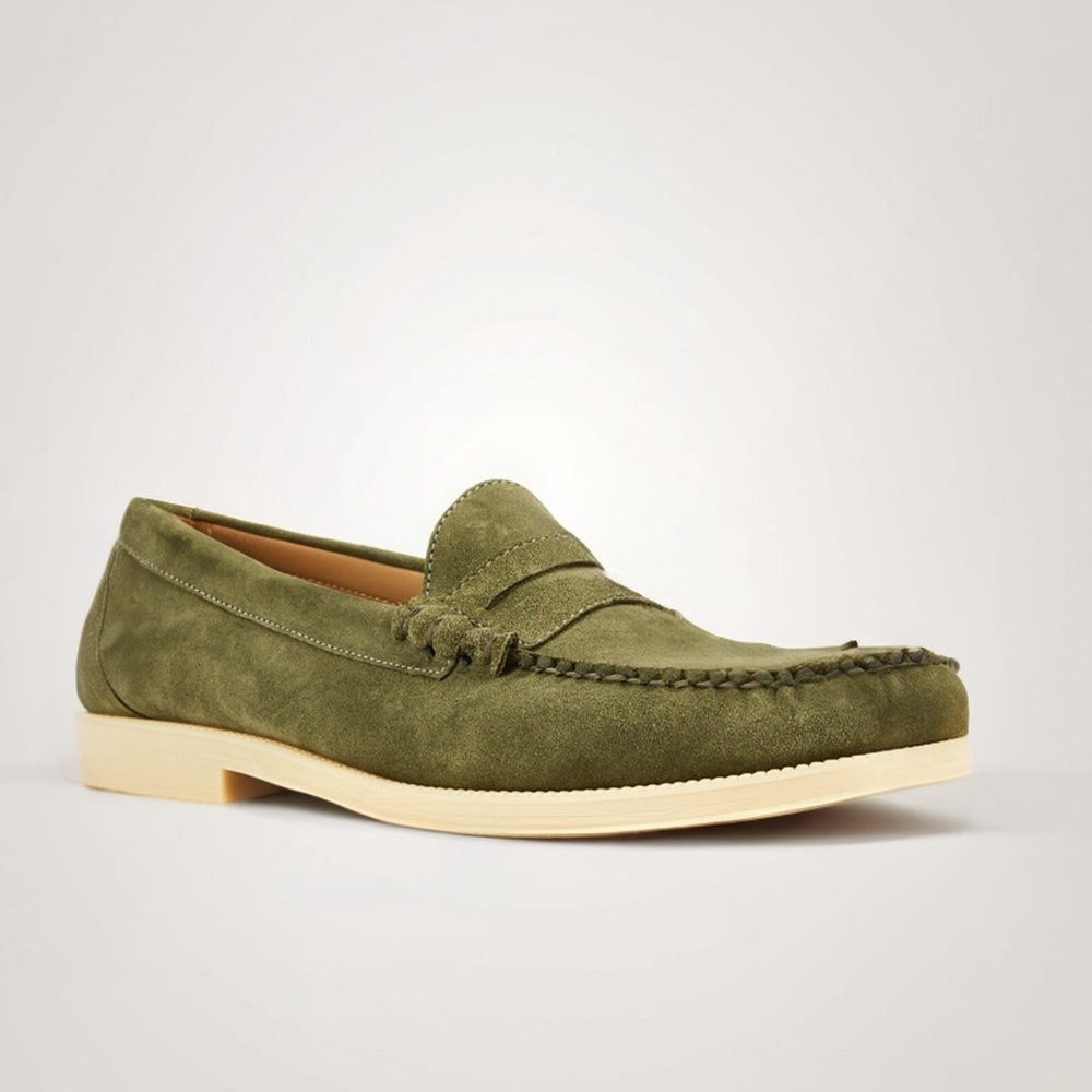 G.H.BASS Larson Easy Weejuns Oiled Suede Loafers